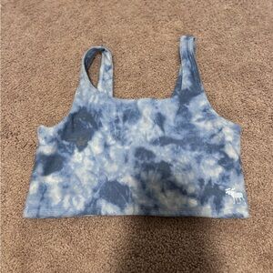 Blue Tie-Dye Teen Sport Top